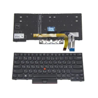 XIN-Russian-US layout Backlit Laptop Keyboard For Lenovo Thinkpad E480 E490 T480S L480 T490 T495 L380 L390 Yoga L490 P43s E485