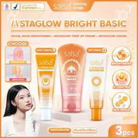 Paket Sedekah Glowing dan Cerah | Krim Malam Instaglow | Krim Siang Tone Up | Facial Wash Brightenin