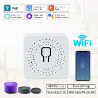 16A Tuya WiFi Smart Switch 2-way Control Mini Relay Timer Smart Home DIY Switches For Smart Life Work With Alexa Google Home