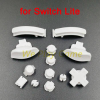 White Replacement Buttons ABXY D Pad Keys Buttons for Nintendo Switch Lite Controller L R ZL ZR Trigger Button