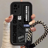เคสโทรศัพท์พร้อมสติกเกอร์ รองรับรุ่น Xiaomi POCO M5S/M6/M6s/M6 Plus/M6 Pro เคสนิ่มซิลิโคน ขอบยกขึ้นเ