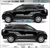 Promo stiker sticker cutting mobil terios stiker mobil daihatsu Terios 2013 up terbaru
