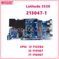 213047-1 With CPU: i3-1125G4 i5-1135G7 i7-1165G7 Notebook Mainboard For DELL Latitude 3520 Laptop Motherboard 100% Tested OK
