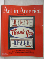 【書寶二手書T1／雜誌期刊_ON1】Art in America_1994/12