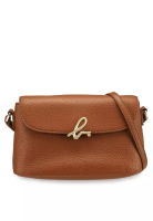 agnès b. B. Logo Leather Crossbody Bag