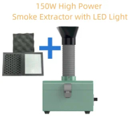 SIKO Adjustable Speed Solder Smoke Absorber ESD Fume Extractor Fan Pipe Duct Exhuast Fan With Automatic Buckle Ventilation Fan