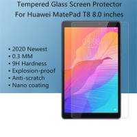 For Huawei MatePad T8 8.0 inches Tempered Glass Screen Protector 9H T 8 2020 8" Tablet Protective Film For Kobe2-L03 KOB2-L09