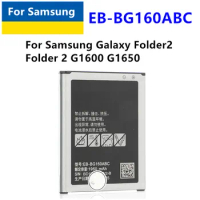EB-BG160ABC Replacement Battery For Samsung Galaxy Folder2 Folder 2 G1600 G1650 Rechargeable Phone Battery 1950mAh