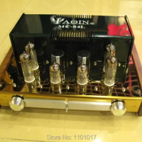 YAQIN MC-84L Push-Pull Tube Amplifier HIFI EXQUIS Integrated 6p14 or EL84 lamp amp headphone output