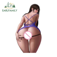 EARLFAMILY 13cm x 7cm for Anime Sexy Hentai Booty NSFW Car Sticker Car Accessories Decal Bumper Personality Ass Vinyl Graphics