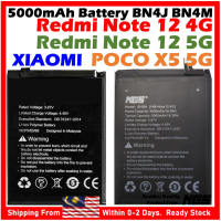 ORIGINAL NGS Brand 5000mAh Battery BN5J BN5M Compatible For Redmi Note 12 4G / Redmi Note 12 5G / Po
