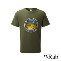 【RAB】Stance 3 Peaks SS Tee 透氣短袖有機棉T恤 男款 軍綠 #QCA98