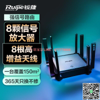 【千羽家居】銳捷星耀路由器X32 Pro WiFi6穿墻王 大戶型漏油器無線AX3200千兆端口家用 雙頻5G易聯mesh高速WiFi