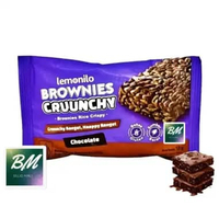 Lemonilo Brownies CRUNCHY 18 gr Milky Chocolate Rice Crispy Brownies