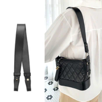 For Chanel Wanderlust Bag Armpit Modification Cowhide Bag Strap Leather Glossy Genuine Leather Shoulder Strap