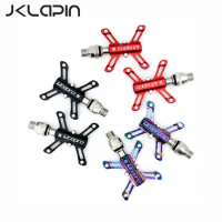 JKLapin Litepro Quick Release Pedal For Brompton Aluminum Alloy Ultralight Non-slip Hollow Folding Bike Bearing Pedal