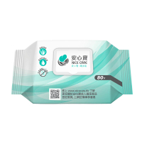 Nice Care 安心寶 濕紙巾80片裝 80片x24包/箱[3件裝] carton