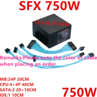 New Original PSU For Water Cooled Seiko ITX A50 A60 A4 i7 8700K+1080TI Rated 750W Peak 850W Switching Power Supply SFX 750W