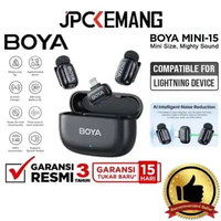 JPC KEMANG Boya Mini USB-C / Lightning Port / Camera TX+TX+RX Wireless Microphone BoyaMini GARANSI R