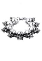 LYCKA JSC457a-17cm Mini Skull Bracelet