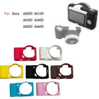 Camera Bag For Sony A6000 A6100 A6300 A6400 A6500 A6600 Soft Rubber Silicone Cover Case Protective Accessories Skin Body