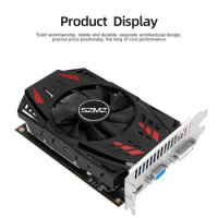 GT730 Video Card Heat Radiation 2GB Graphics Video Card Mute Fan HD Interface Replacement 902MHz DDR3 for Office Entertainment