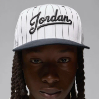 【NIKE 耐吉】帽子 棒球帽 老帽 男 女 U J PRO CAP S FB FLT MVP 白 黑 刺繡 Jordan 喬丹(FV5299100)