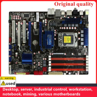 For P6T SE Motherboards LGA 1366 DDR3 ATX For Intel X58 Overclocking Desktop Mainboard SATA III USB3.0