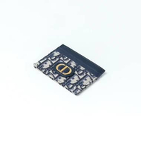 Dompet CHRISTIAN DIOR MONTAIGNE 30 FREESIA OBLIQUE BEIGE CARD HOLDER 100% ORIGINAL SIZE 10X8CM