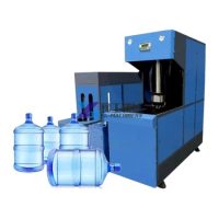 10L 20L 3 5 Gallon 19 20 Liter Semi-Auto Pet Bottle Stretch Water Bottle Maker Pet Molding Plastic Blowing Machines