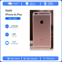 Apple iPhone 6s Plus Mobile Phone Original Used Unlocked 5.5" 16/32/64/128GB ROM Dual Core IOS 12MP 4G Fingerprint Smartphone
