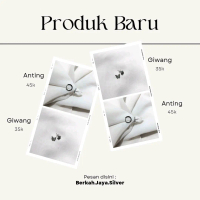 Anting Putih Xuping Asli Anti Karat dan Tahan Air
