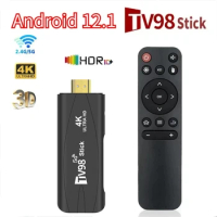 TV98 TV Stick Android 12.1 home theaters para tv completo HD 4K 3D 4G 5G dual WiFi RK3228A 2GB 16GB Iptv Smart TV
