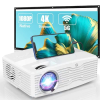 Portable 5G WiFi 3D Full HD 1080P Outdoor Movie Home Theater Beamer Pico LED Mini Projecteur Wireless LCD 4K Projector 4K
