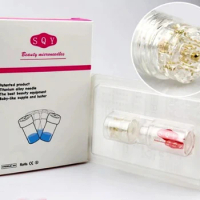 1pcs SQY Needles 20 Pin Titanium Needle Tips Derma Stamp Needles Skin Care Anti Aging Serum Whitening Bottle Reusable