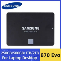 Original SAMSUNG 2.5'' SATAIII SSD 870 Evo 1TB 2TB 500GB 250GB Internal Solid State Drive Storage Disk For Laptop or Desktop