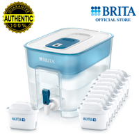 ถังน้ำ BRITA Flow พร้อมไส้กรอง Maxtra+ 10 ชิ้น (8.2 ลิตร)