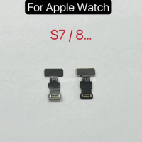 Back Cover Charger Charging Connector Flex Cable For Apple Watch Series 7 8 41mm 45mm S7 S8 Repair Parts Replacement
