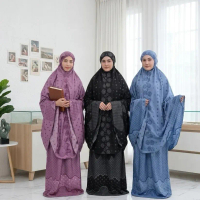 Mukena Dewasa Nyaman Katun Motif KALISHA Cantik Premium