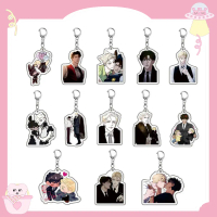 Rantai Kunci Manga BL, Kod Nama Korea Anastasia Ashes of The Kingdom, Bahan Akrilik, Hadiah Hari Jad