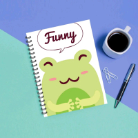 SKETCHBOOK A5/SKETCHBOOK A6/BUKU GAMBAR A5/SKETCHBOOK MURAH/KERTAS(FUNNY)/ Stationery/ Paper/ Brown