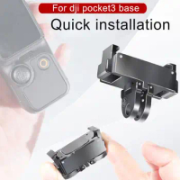 Quick Installation Expansion Bracket Base for dji OSMO Pocket 3 Adapter Connector Fixed Mount Holder Gimbal Camera Accessories
