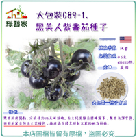 【綠藝家】大包裝G89-1.黑美人紫番茄種子0.5克(約220顆)