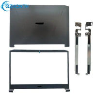 New LCD Back Cover + Front Bezel + Hinges For Acer Nitro 5 AN515-56 AN515-57 AN515-55 AN515-44 (Black) 15.6"