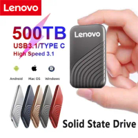 New Lenovo Original High-speed 128TB 16TB 8TB Portable SSD 2TB Portable External Solid State Hard Drive USB3.1 Interface Mobile