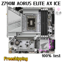 For Gigabyte Z790M AORUS ELITE AX ICE Motherboard 192GB HDMI DP LGA 1700 DDR5 Micro ATX Z790 Mainboard 100% Tested Fully Work