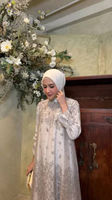 Kaleela Jeehan Dress Dewasa XL Ivory