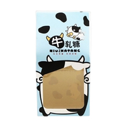 台灣現貨 - 牛軋糖包裝盒 牛軋糖紙盒 開窗紙盒 包裝材料 禮品盒 糖果 烘焙點心包材 包裝盒 - 藍/紅