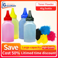 GraceMate Color Toner Cartridge Powder Compatible for Konica Minolta C258 C308 C368 Laser Printer Cartridge Refill