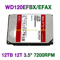 WD120EFBX/EFAX For WD 12TB 12T 3.5" 7200RPM Red Disc Plus Network Server NAS Hard Drive